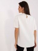Bluzka LK-BZ-509686.92 biało-różowy L/XL