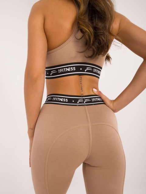 Leginsy FF-LG-509765.88 ciemny bezowy L