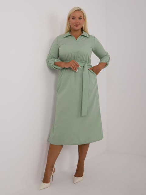 Sukienka LK-SK-509675.88 pistacjowy M/L Sukienka LK-SK-509675.88 pistacjowy M/L