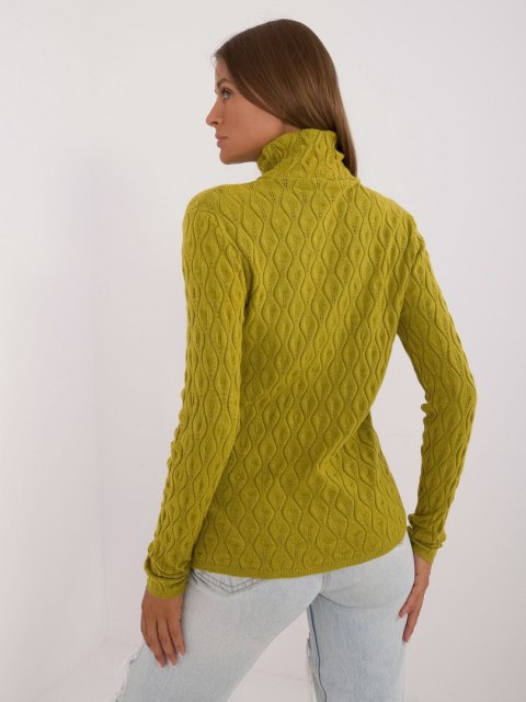 Sweter AT-SW-2334-2.61 oliwkowy Sweter AT-SW-2334-2.61 oliwkowy