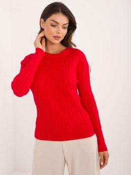 Sweter AT-SW-2338-2.61 ciemny czerwony