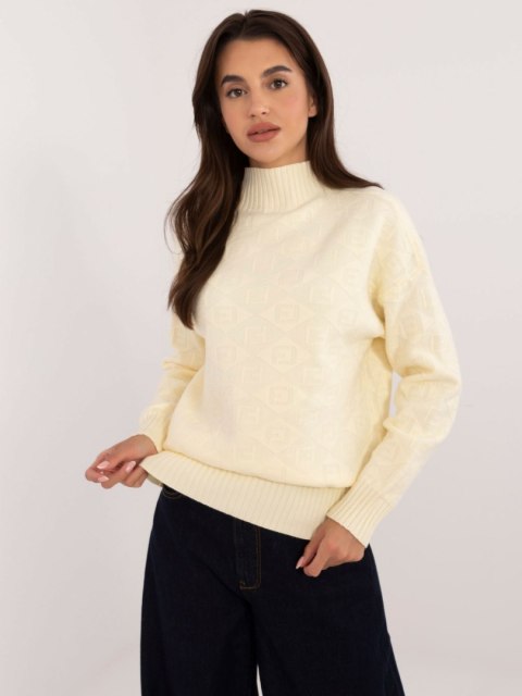 Sweter AT-SW-2339.54 jasny żółty Sweter AT-SW-2339.54 jasny żółty