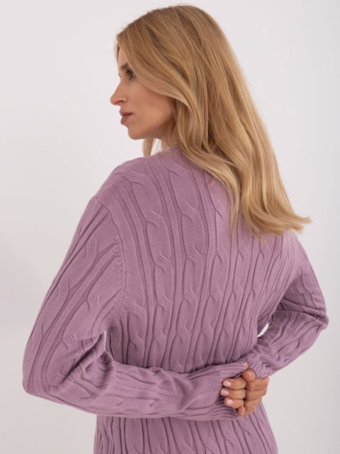 Sweter AT-SW-2343.88 fioletowy Sweter AT-SW-2343.88 fioletowy
