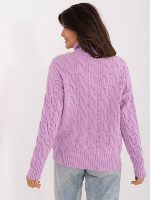 Sweter AT-SW-23445.00 jasny fioletowy Sweter AT-SW-23445.00 jasny fioletowy