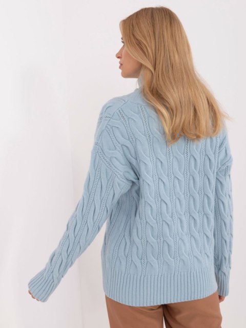 Sweter AT-SW-23445.00 jasny niebieski Sweter AT-SW-23445.00 jasny niebieski