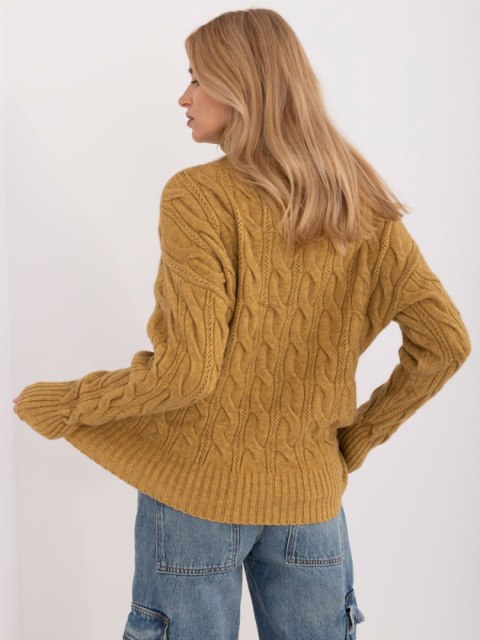 Sweter AT-SW-23445.00 oliwkowy Sweter AT-SW-23445.00 oliwkowy