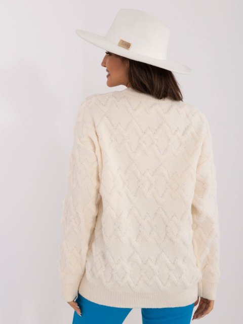 Sweter AT-SW-2361.61 ecru Sweter AT-SW-2361.61 ecru