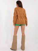 Sweter AT-SW-2361.61 jasny brązowy