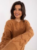 Sweter AT-SW-2361.61 jasny brązowy