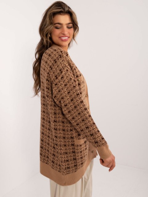 Sweter BA-SW-0533.21 camelowy Sweter BA-SW-0533.21 camelowy