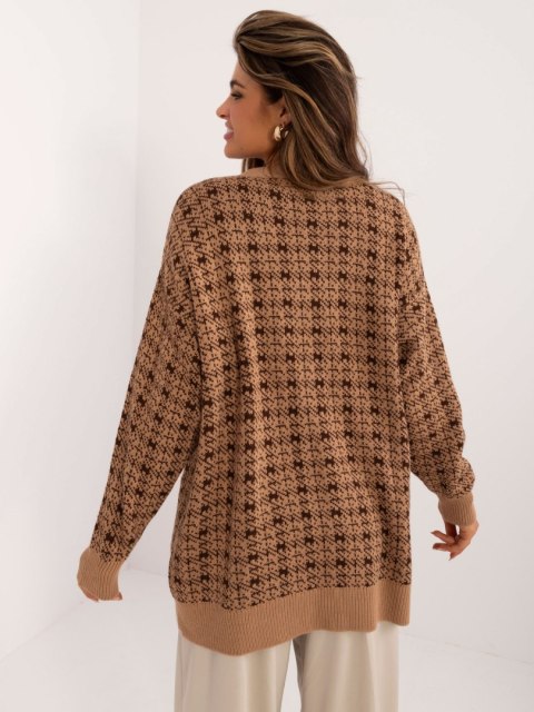 Sweter BA-SW-0533.21 camelowy Sweter BA-SW-0533.21 camelowy