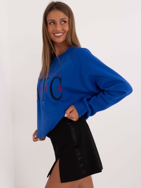 Bluza EM-BL-857.88 kobaltowy Bluza EM-BL-857.88 kobaltowy