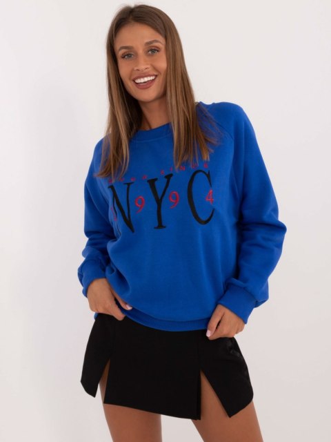 Bluza EM-BL-857.88 kobaltowy Bluza EM-BL-857.88 kobaltowy