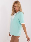 Bluzka LK-BZ-509621-4.21 mietowy S/M