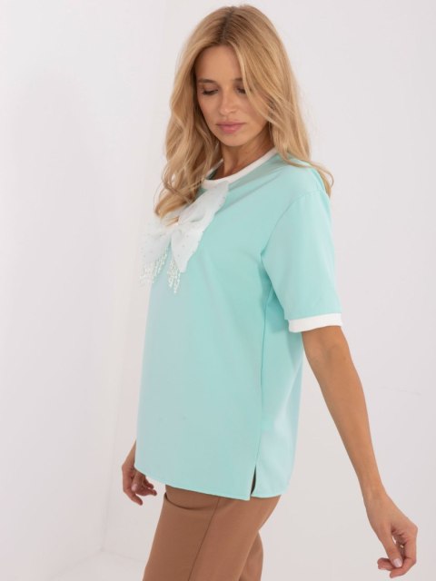 Bluzka LK-BZ-509621-4.21 mietowy S/M Bluzka LK-BZ-509621-4.21 mietowy S/M