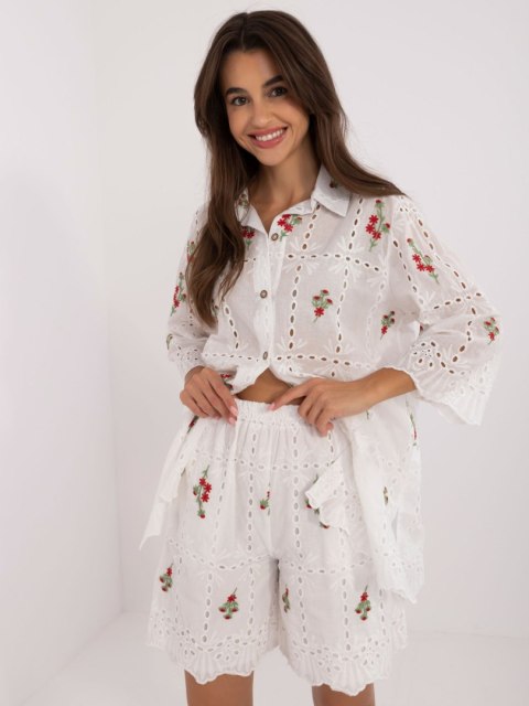 Komplet LK-KMPL-509731.92 biało-czerwony S/M Komplet LK-KMPL-509731.92 biało-czerwony S/M