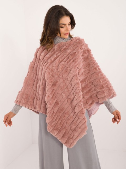 Poncho AT-PN-2347.88 ciemny różowy Poncho AT-PN-2347.88 ciemny różowy