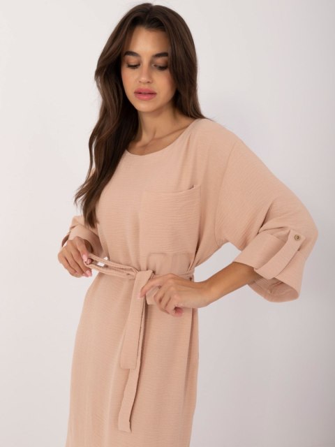 Sukienka LK-SK-509694.61 camelowy S/M Sukienka LK-SK-509694.61 camelowy S/M