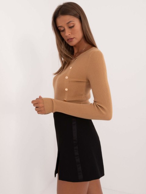 Sweter AT-SW-2332-2.62 camelowy L/XL Sweter AT-SW-2332-2.62 camelowy L/XL
