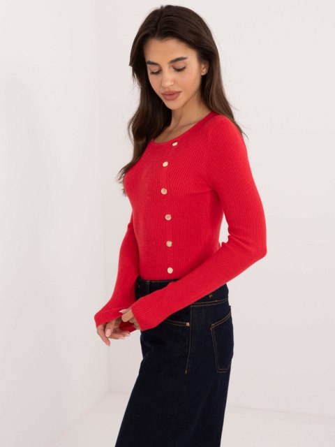 Sweter AT-SW-2332-2.62 czerwony L/XL Sweter AT-SW-2332-2.62 czerwony L/XL