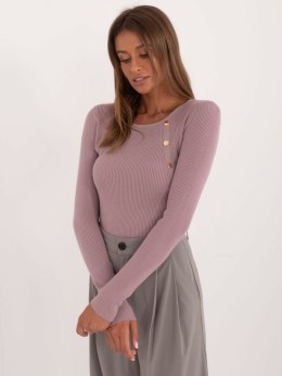 Sweter AT-SW-2332-2.65 fioletowy S/M