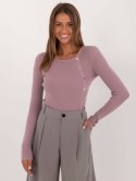 Sweter AT-SW-2332-2.65 fioletowy S/M