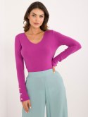 Sweter AT-SW-2334.49 ciemny fioletowy L/XL