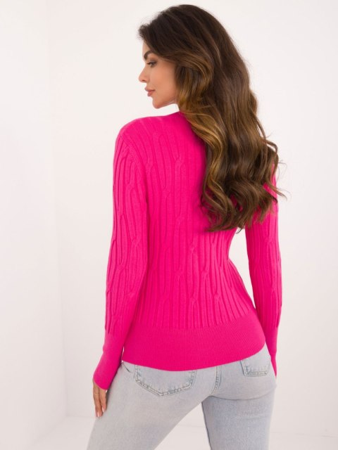 Sweter AT-SW-2338-2.00 fuksjowy Sweter AT-SW-2338-2.00 fuksjowy