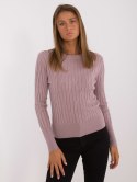Sweter AT-SW-2338-2.61 ciemny różowy