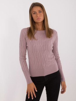 Sweter AT-SW-2338-2.61 ciemny różowy
