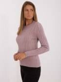Sweter AT-SW-2338-2.61 ciemny różowy