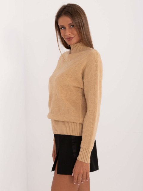 Sweter AT-SW-2339.54 jasny camelowy Sweter AT-SW-2339.54 jasny camelowy