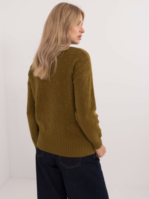 Sweter AT-SW-2339.54 oliwkowy Sweter AT-SW-2339.54 oliwkowy