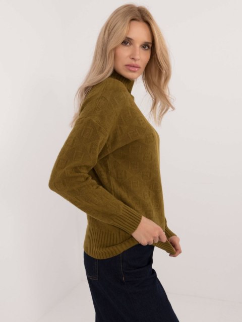 Sweter AT-SW-2339.54 oliwkowy Sweter AT-SW-2339.54 oliwkowy