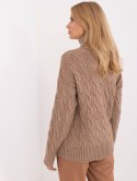 Sweter AT-SW-23445.00 ciemny bezowy
