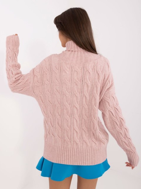 Sweter AT-SW-23445.00 jasny różowy Sweter AT-SW-23445.00 jasny różowy