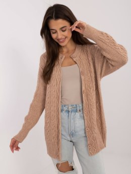 Sweter AT-SW-23525.21 camelowy