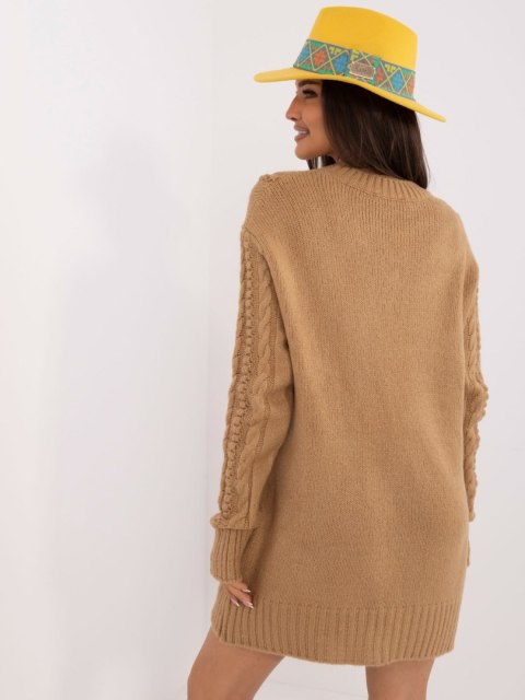 Sweter BA-SW-0574.44 camelowy Sweter BA-SW-0574.44 camelowy