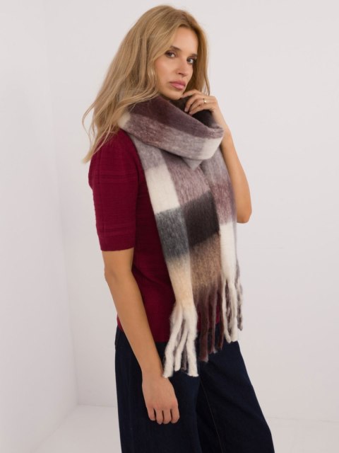 Szalik AT-SZ-2312501.62 ciemny brązowy Szalik AT-SZ-2312501.62 ciemny brązowy
