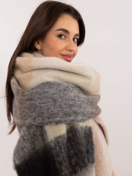 Szalik AT-SZ-2312501.62 czarno-beżowy