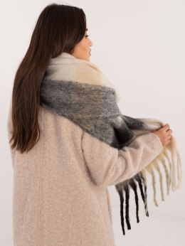 Szalik AT-SZ-2312501.62 czarno-beżowy