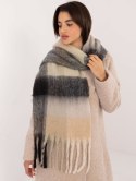 Szalik AT-SZ-2312501.62 czarno-beżowy