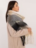 Szalik AT-SZ-2312501.62 czarno-beżowy