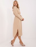 Sukienka LK-SK-509646.91 beżowy L/XL