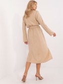Sukienka LK-SK-509646.91 beżowy L/XL
