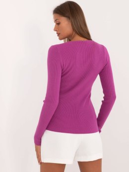 Sweter AT-SW-2332-2.65 ciemny fioletowy L/XL