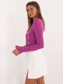 Sweter AT-SW-2332-2.65 ciemny fioletowy S/M