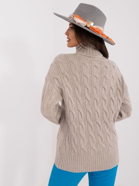 Sweter AT-SW-23445.00 jasny szary Sweter AT-SW-23445.00 jasny szary