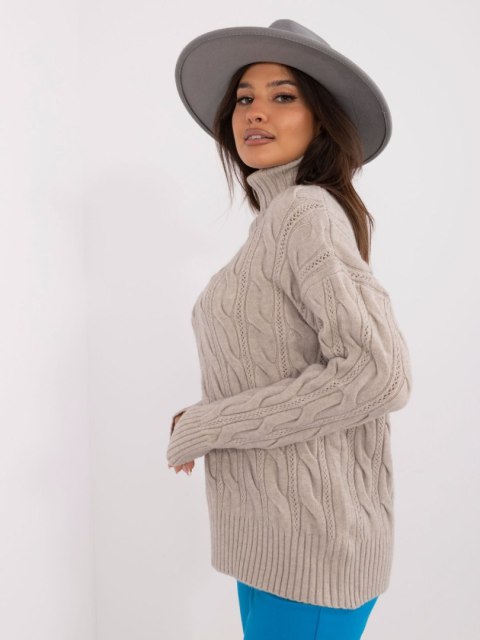 Sweter AT-SW-23445.00 jasny szary Sweter AT-SW-23445.00 jasny szary