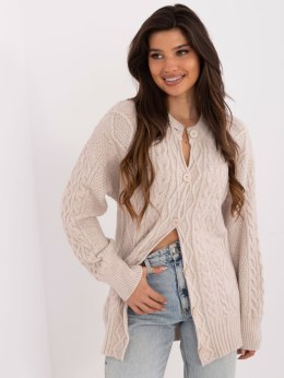Sweter AT-SW-23525.21 beżowy